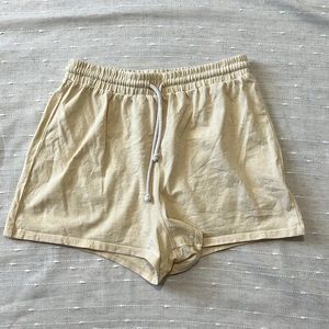 Urban Renewal Pastel Yellow Lounge Shorts